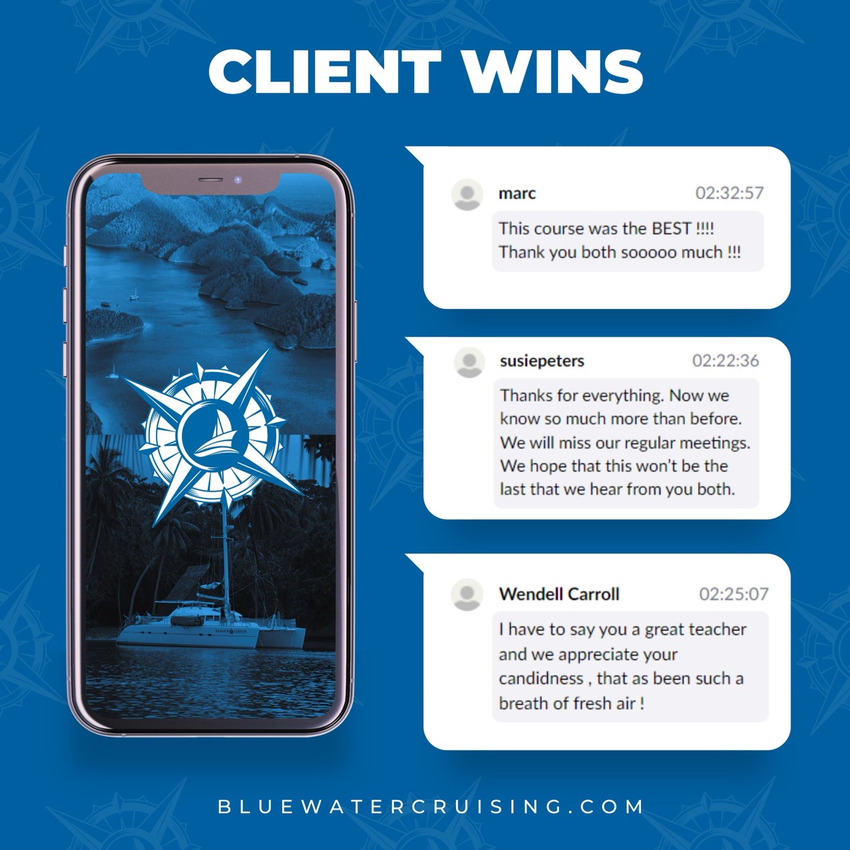Client testimonials